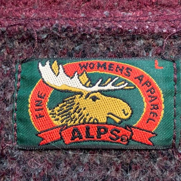 ALPS 100% Wool Cardigan Jacket - Picture 4 of 5